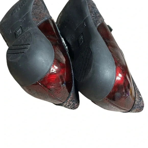 UTV  shoes,women, leather , size 11.5, burgundy ,Un tour en ville,multicolor,EC - Picture 8 of 16